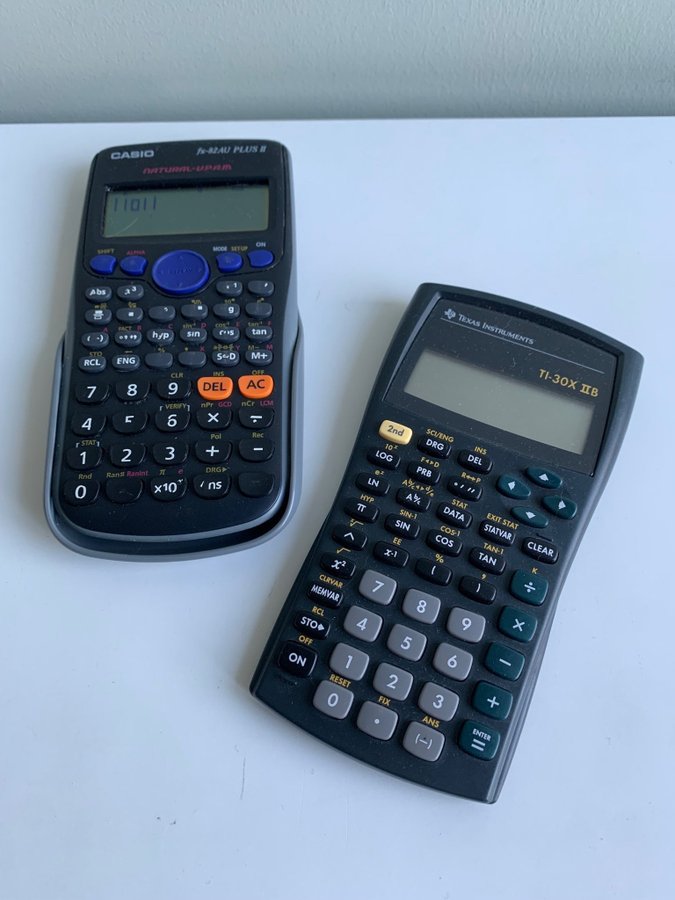 Miniräknare - Grafräknare - Casio - Texas Instruments