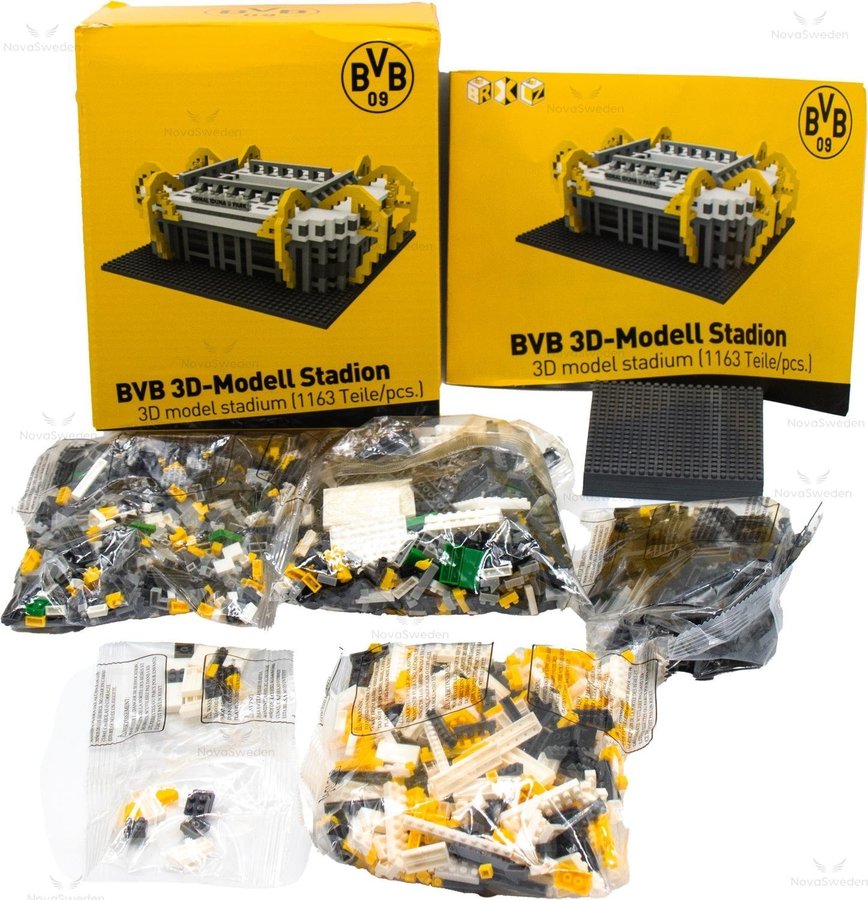 REA! NYTT Miniatyrstadium | Signal Iduna Park | 18x13x8cm | Ordpris 649kr