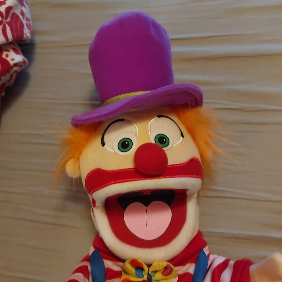 Clown docka kasperdocka