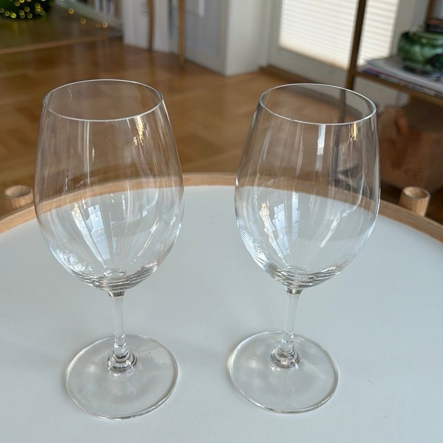 2 st Riedel vinglas, rödvinglas