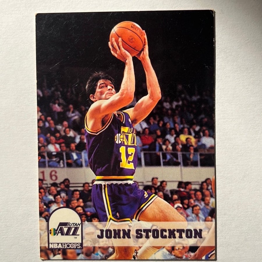 John Stockton Basketbollskort - Utah Jazz