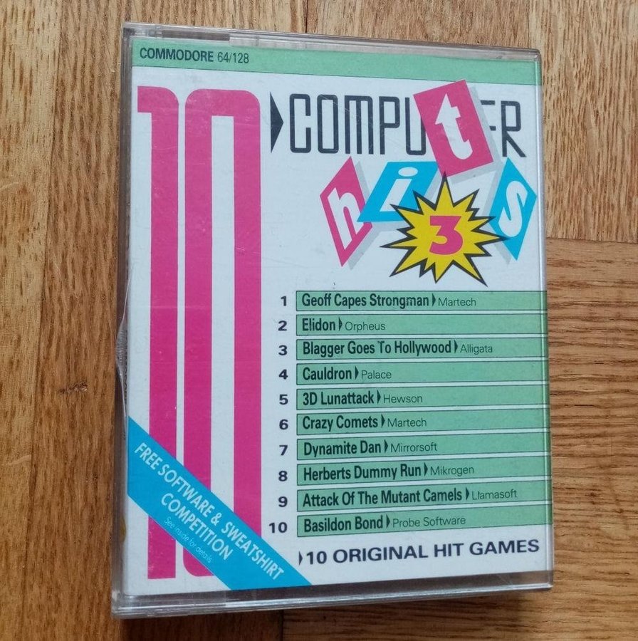 10 Computer Hits 3 (Beau-Jolly) - Commodore 64 / C64 Spel