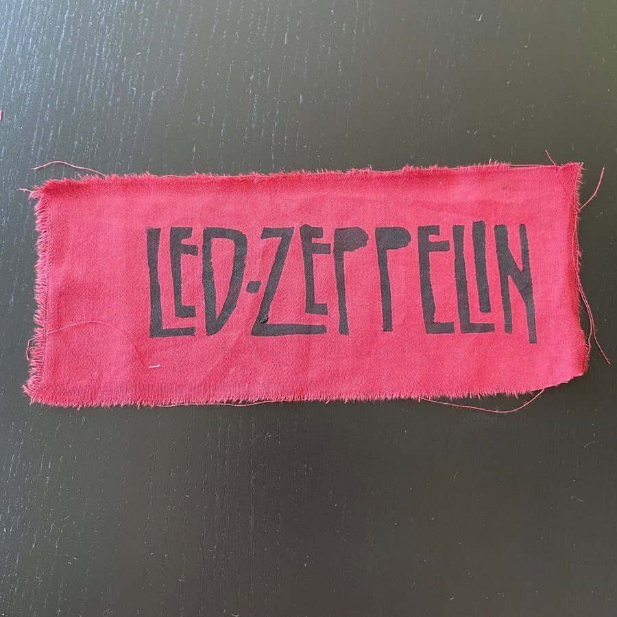 Led Zeppelin Tygmärke Patch DIY handgjord