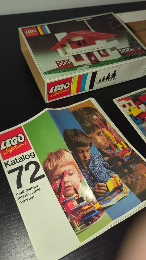 LEGO 349 - schweizisk stuga, swiss Chalet, från 1971, komplett  fint skick!