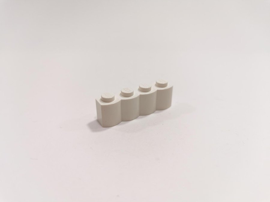 Lego - brick - modifierad - 1x4 - part 30137 - vit