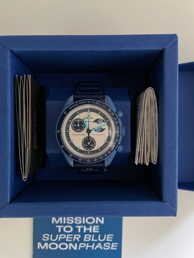 Omega x Swatch "Mission to the super blue moonphase"