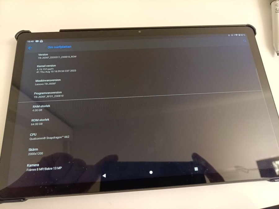 Lenovo tab p11 Surfplatta med Lenovo pen 2