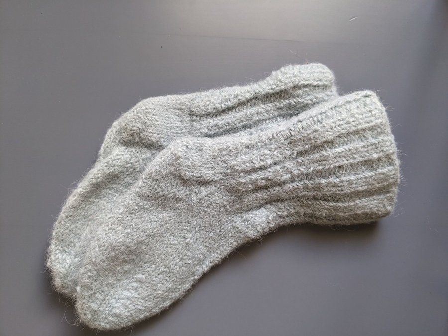 Ljusblå raggsockor 13cm