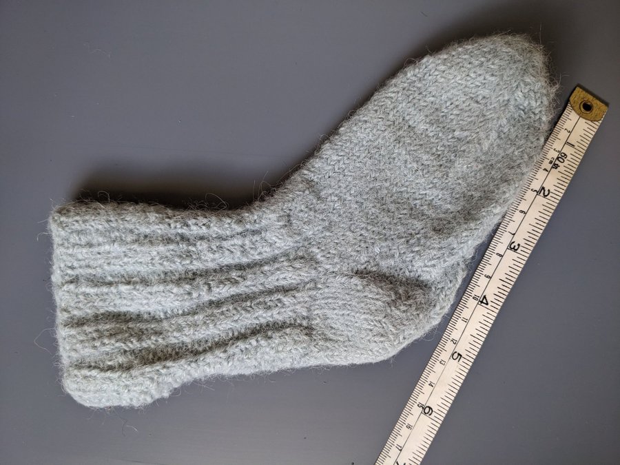 Ljusblå raggsockor 13cm