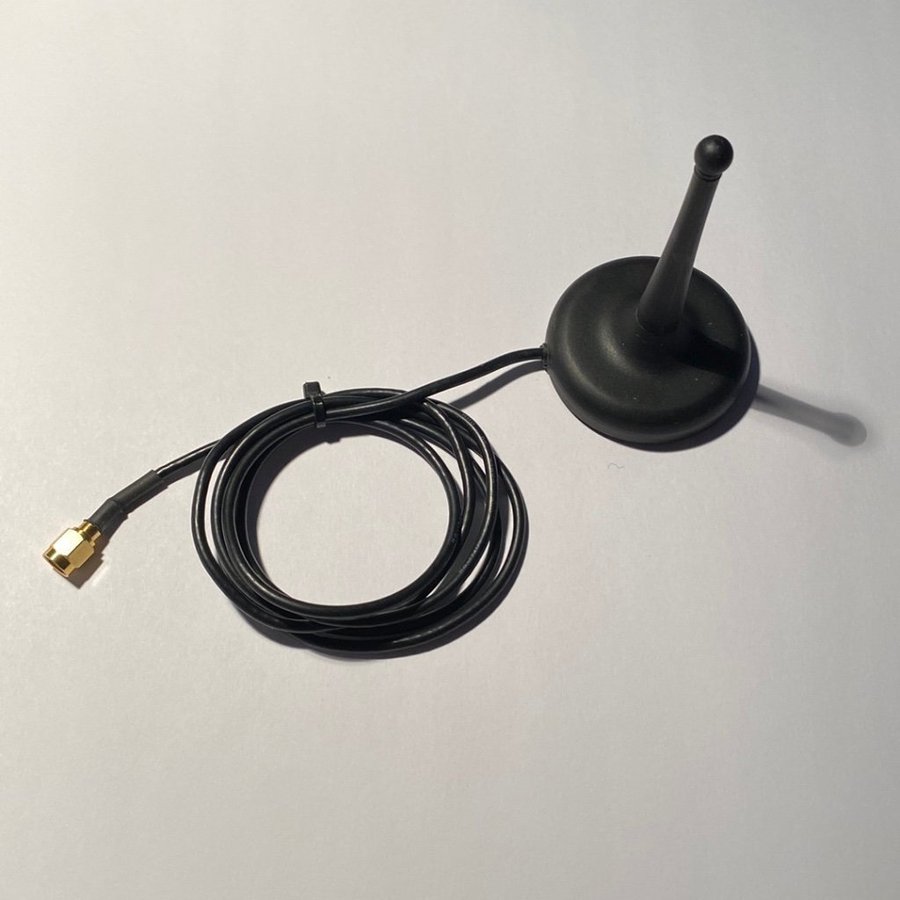 Antenn för 2.4GHz 1M kabel, RP-SMA f anslutning.