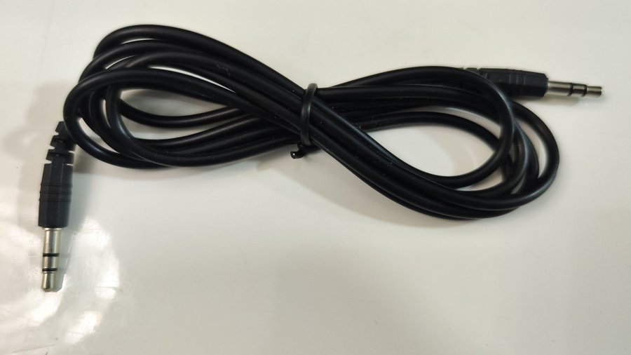 USB-kabel, 3,5 mm ljudkabel