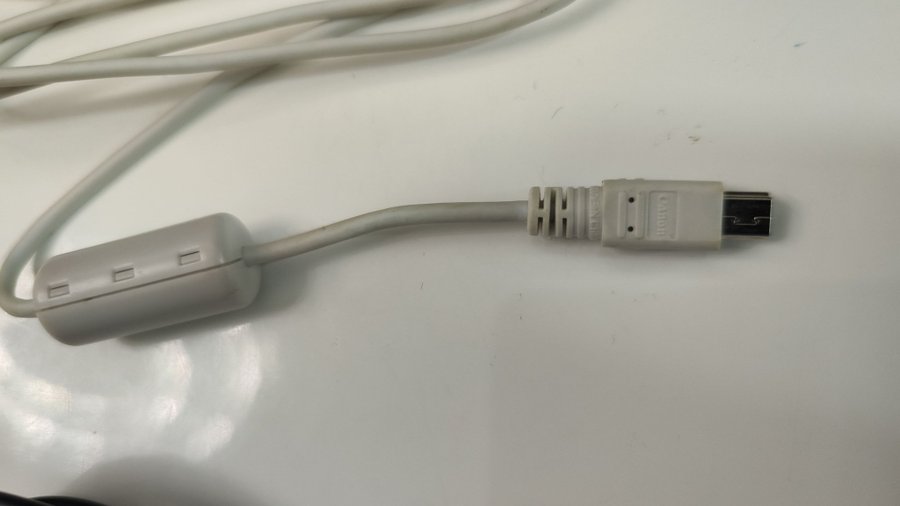 USB-kabel, 3,5 mm ljudkabel