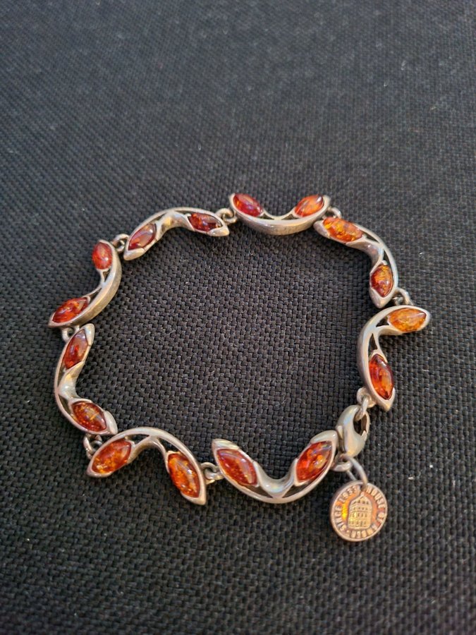 Armband house of Ambersilver samt bärnsten