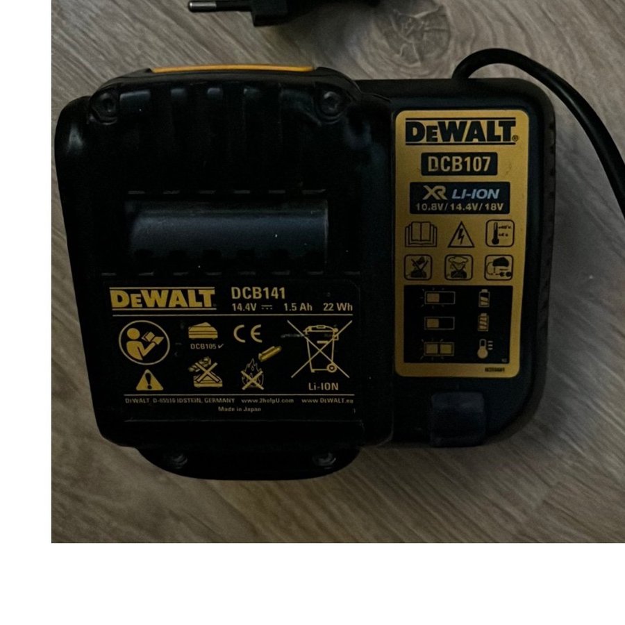 DEWALT Batteri DCB107 108V/144V/18V