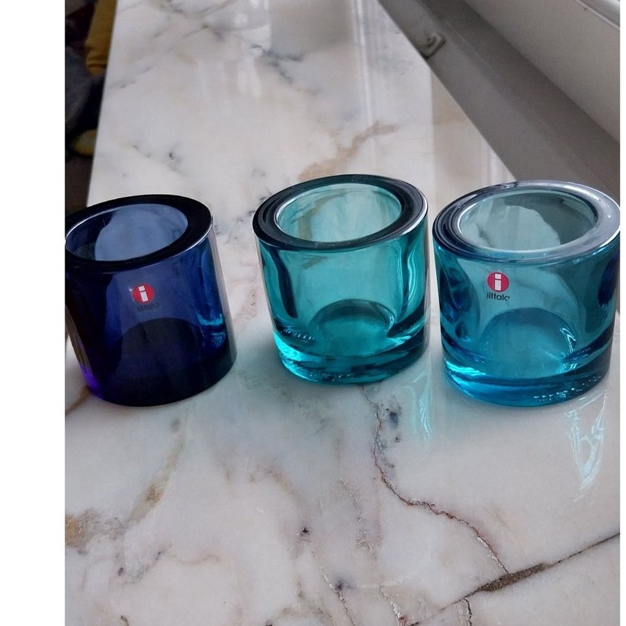 Iittala Kivi ljuslyktor 3 st