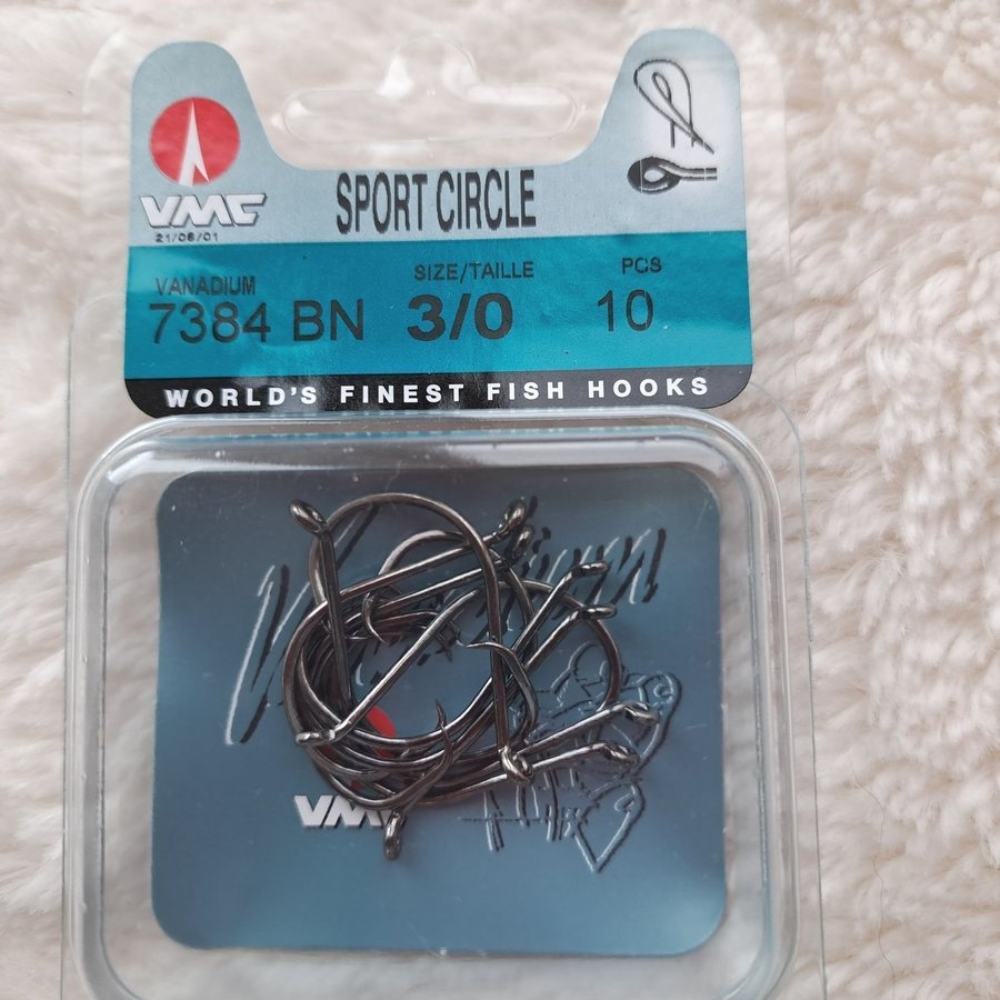 VMC 7384 BN Sport Circle Hook, Size 3/0, 10PCS