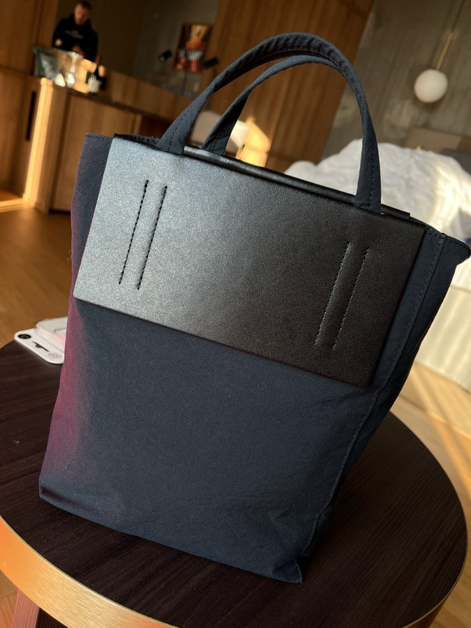 Acne Studios Paper Nylon Tote Bag Small Black