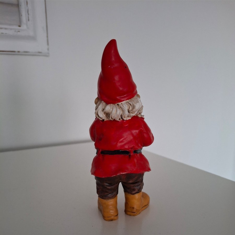 Tomte med klarinett/flöjt. Jul, julpynt, jultomte, juldekoration, tomtar.