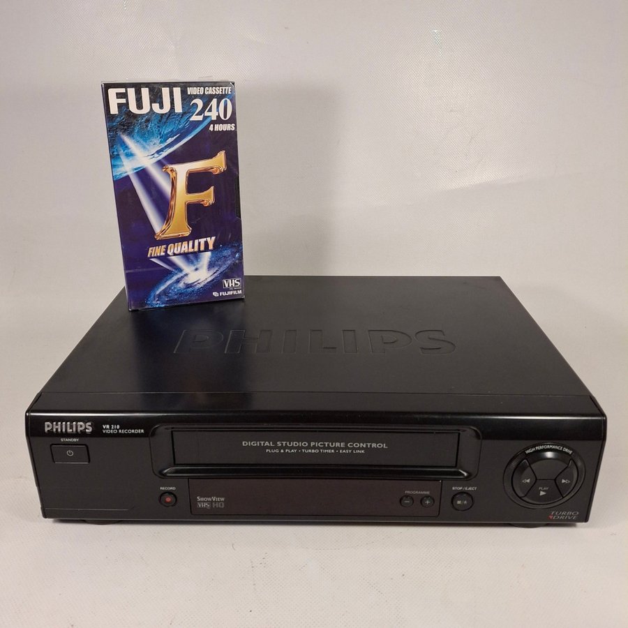 PHILIPS VR 210 VHS spelare video videobandspelare