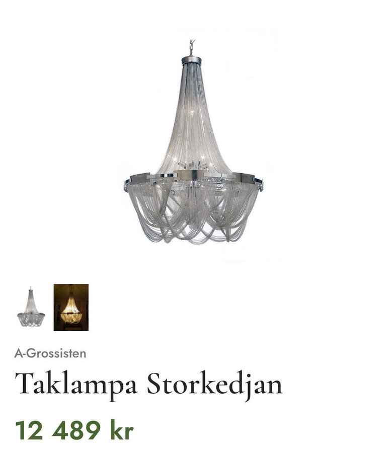 Ny lampa i kartongen