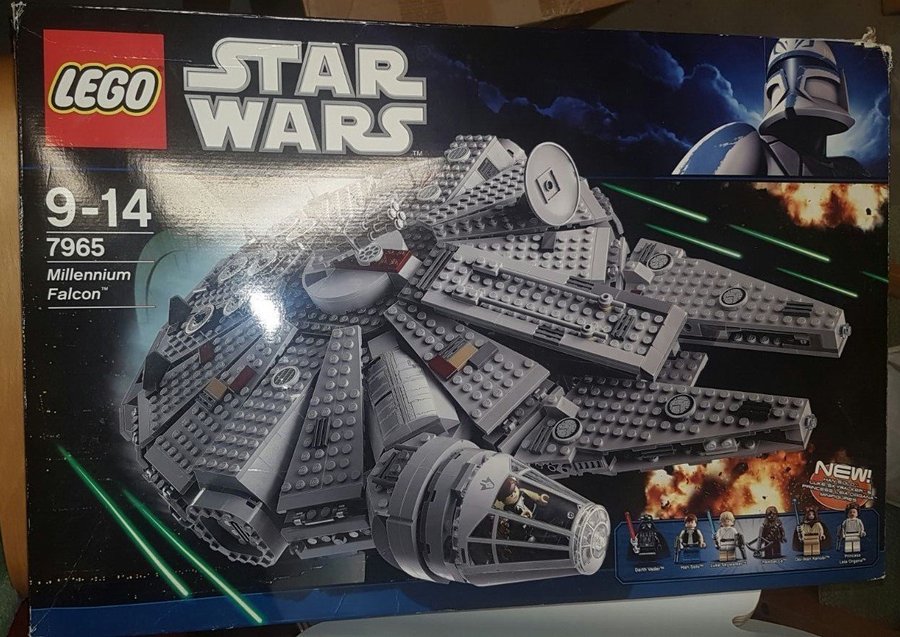 Lego Star Wars, 7965, Millennium Falcon Fint skick Presenttips! PERFECT GIFT