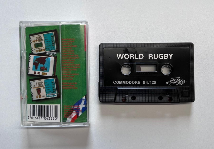 World Rugby - Zeppelin Games - Commodore 64/128 - 1992 - Testat