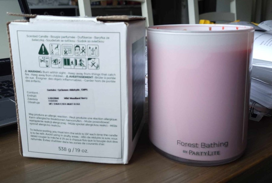 Partylite - Forest Bathing - Wild Woodland Berry 2-veks glasljus