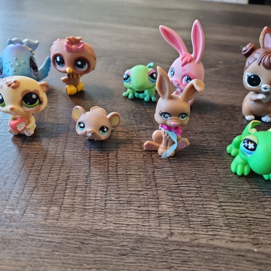 LPS - 15 st söta Figurer / Littlest Pet Shop