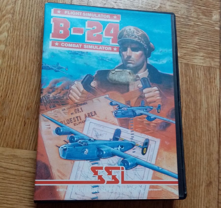 B-24 (US Gold - SSI) ->TESTAD<- Commodore 64 / C64 Spel