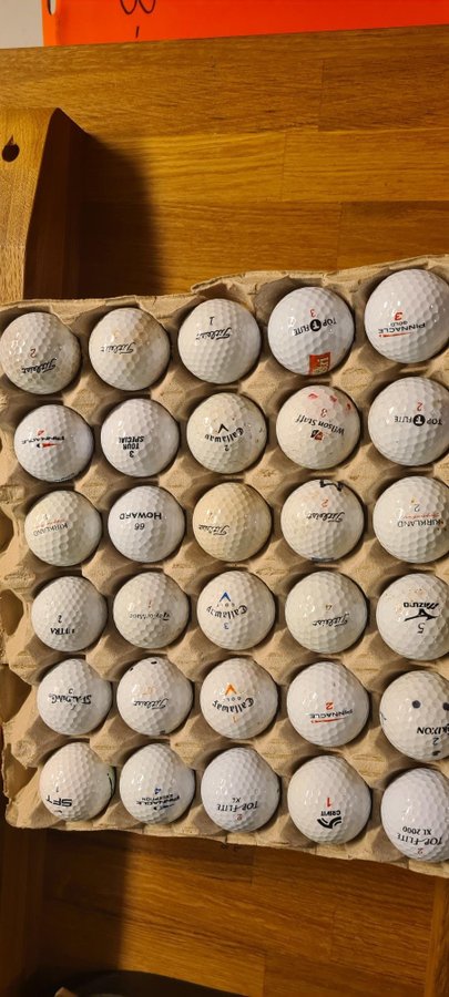 Golfbollar 30st blandade märken callaway titleist mfl