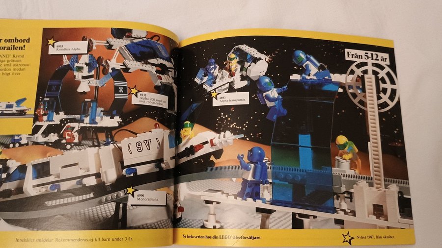 Legokatalog 1987 - Reklam bilaga Fabuland