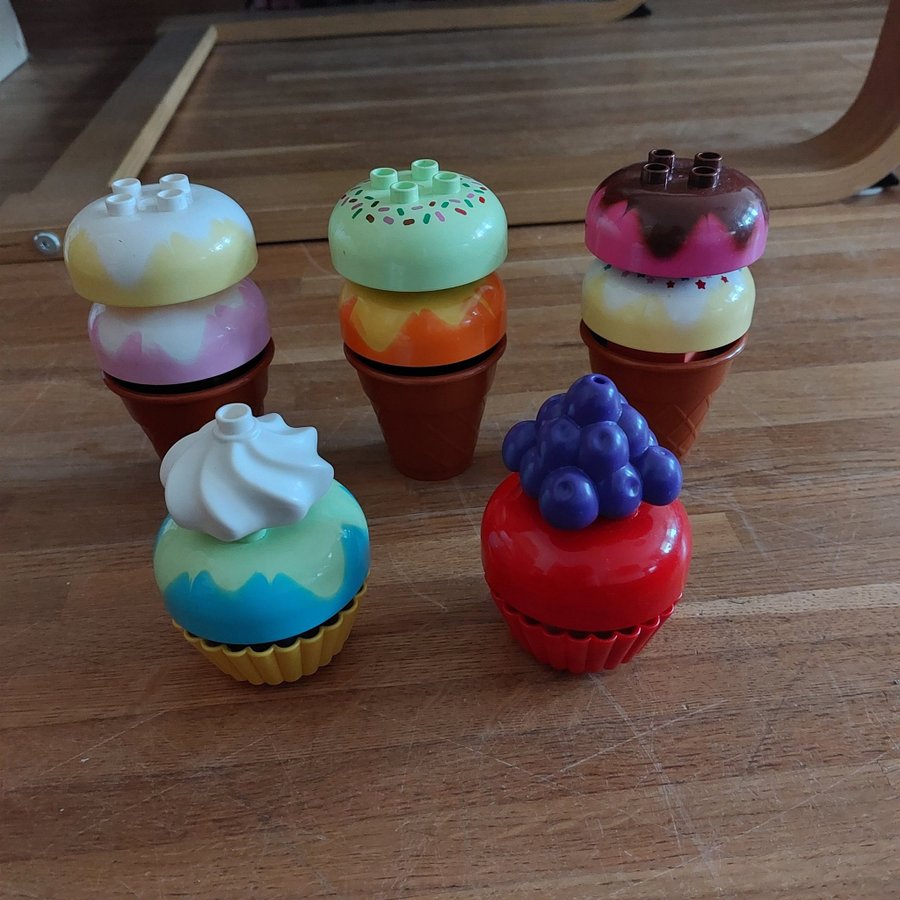 Lego Duplo Glass  Cupcakes