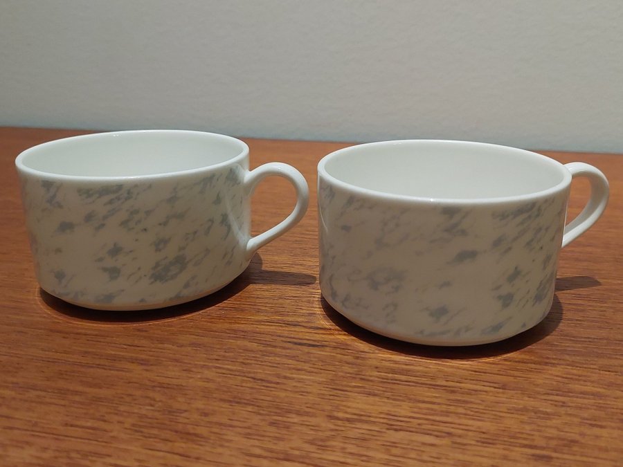 2 st ovanlig kopp tekopp kaffekopp Gustavsberg "Pastell" 60-tal vintage retro