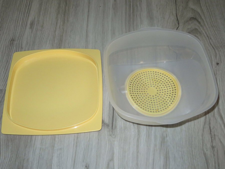 Tupperware CheeSmart kvadrat 20x 20 cm ostarna håller längre mycket fint skick