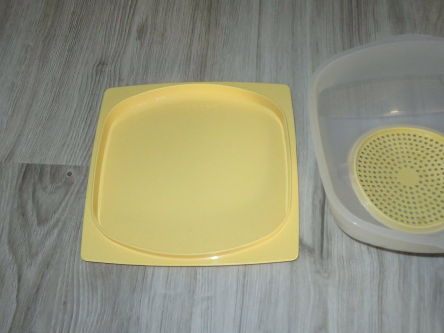 Tupperware CheeSmart kvadrat 20x 20 cm ostarna håller längre mycket fint skick