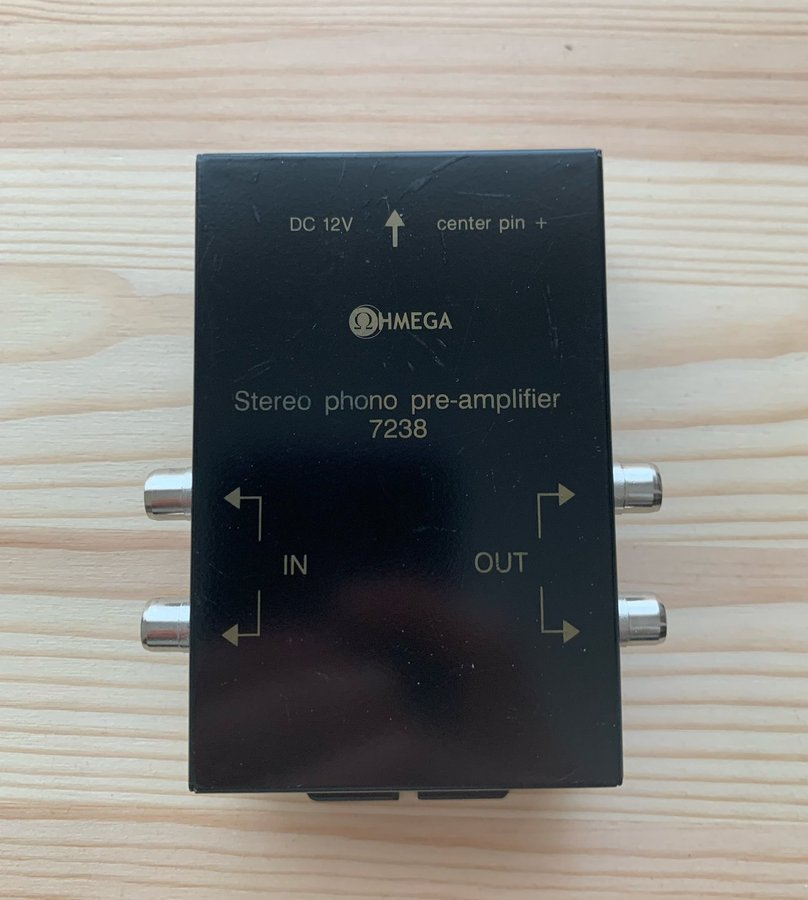 Omega 7238 Stereo Phono Pre-Amplifier