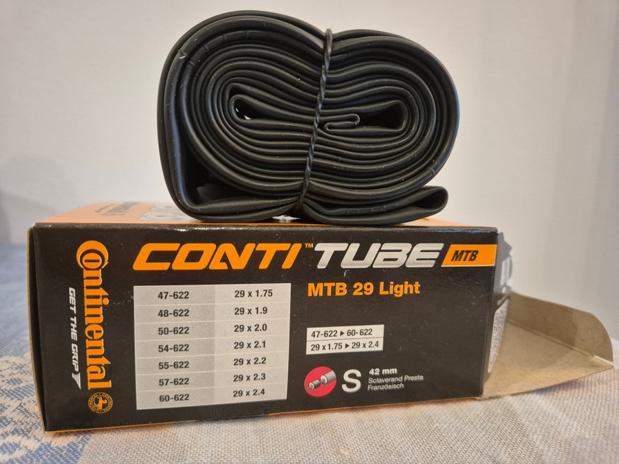 Continental ContiTube MTB 29 Light Slangventil 42mm