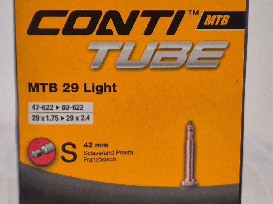 Continental ContiTube MTB 29 Light Slangventil 42mm