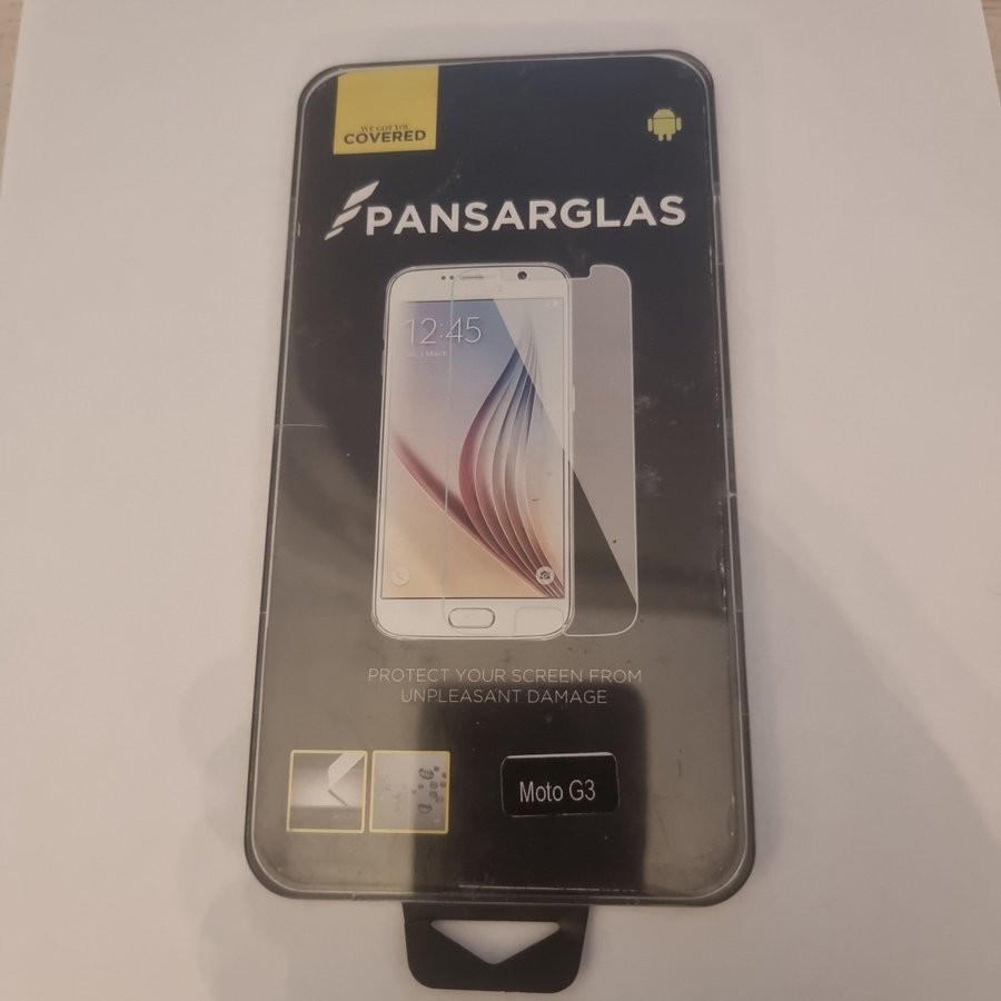 Pansarglas för Moto G3