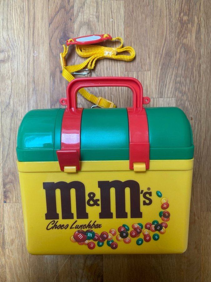 MMs Lunchbox och termos vintage 1999