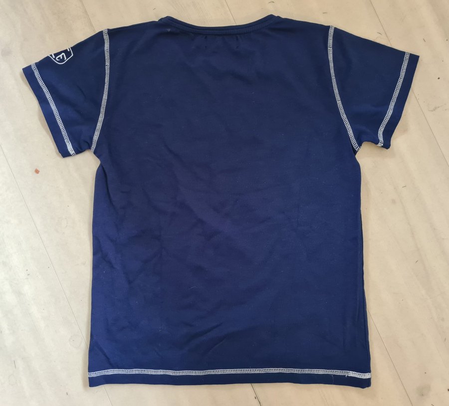 LIF Leksand Hockey Official Wear blå Top T-shirt dam storlek S Mycket fint skick