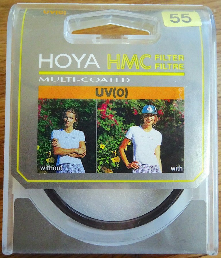 UV filter 55 mm Hoya HMC. HELT NYTT.