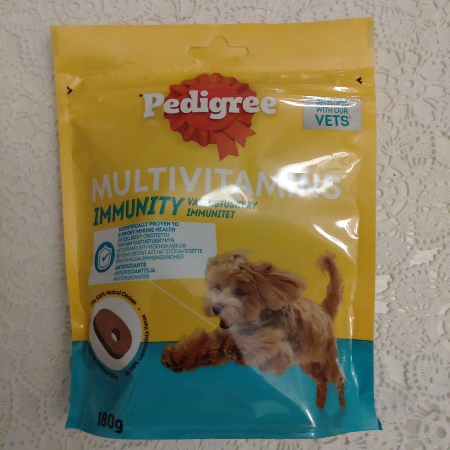 Pedigree Multivitamins immunity för hundar, ny.