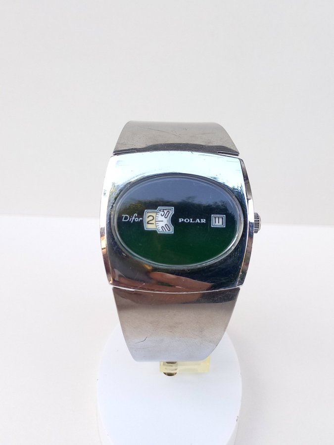 Vintage And Nice Polar Difor Jumphour Wristwatch