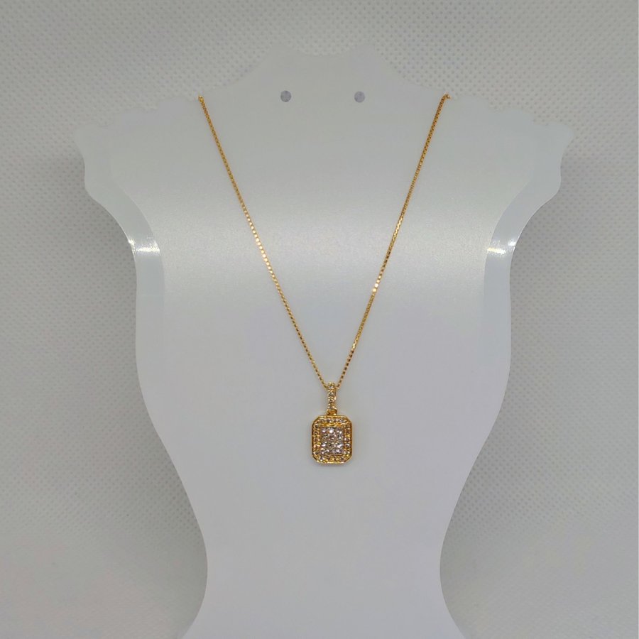 K18 0.34ct Diamond Necklace