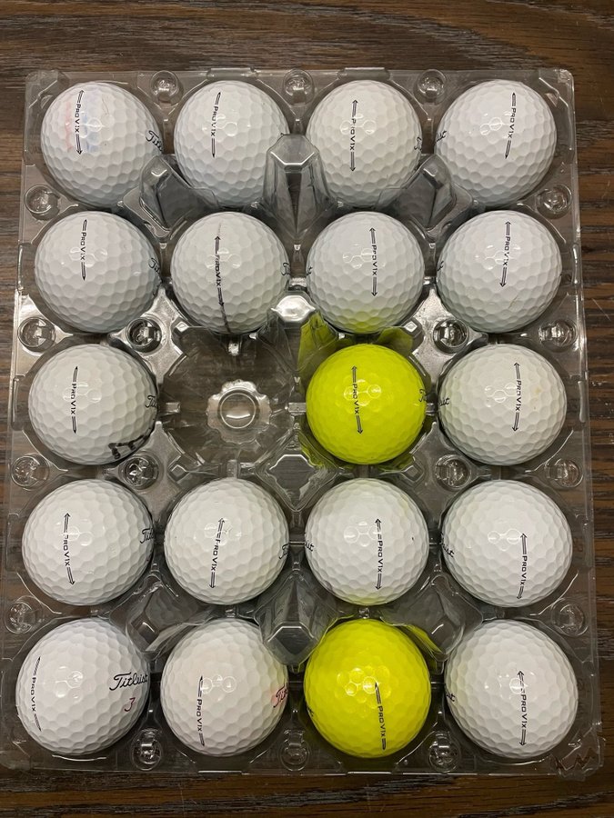 19st Titleist PRO V1x golfbollar