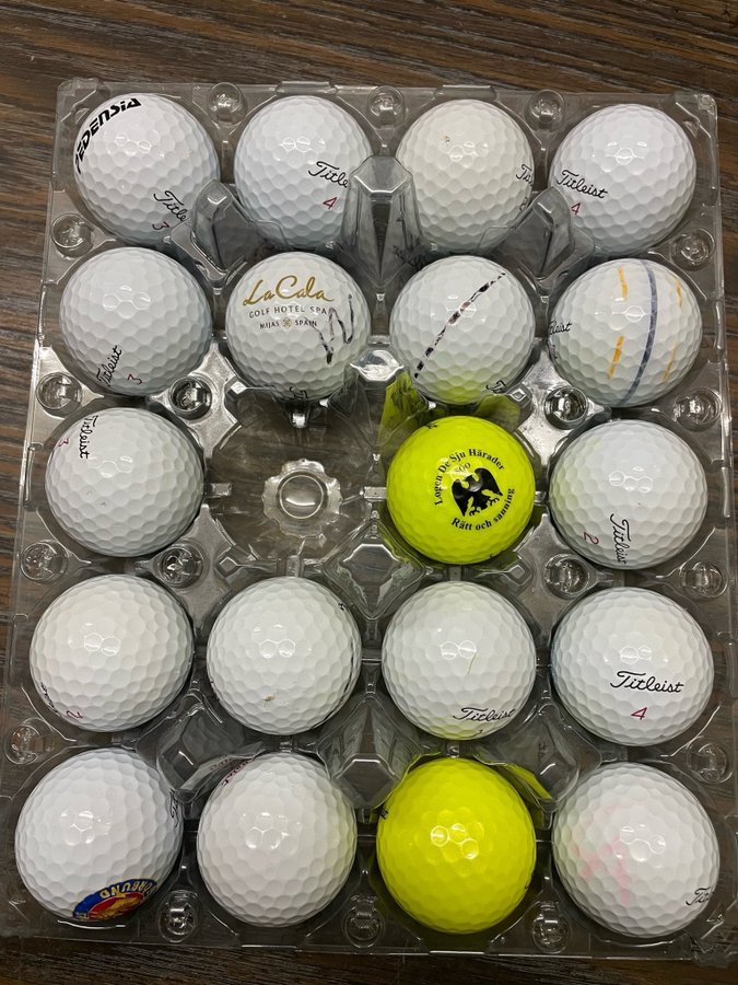 19st Titleist PRO V1x golfbollar