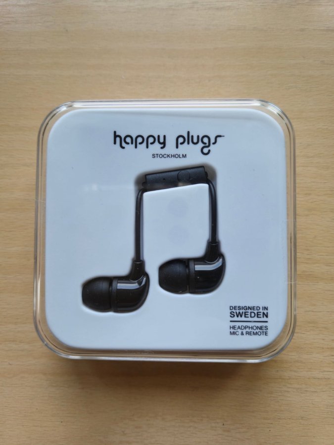 Happy Plugs Hörlurar med mikrofon