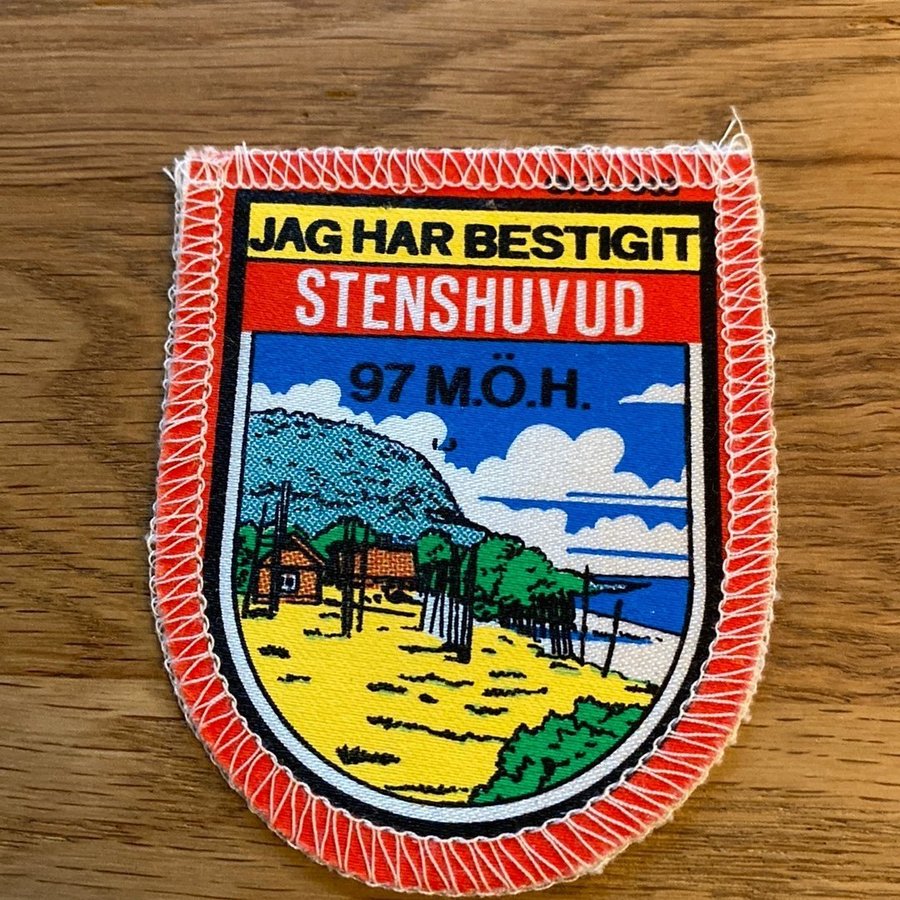 Tygmärke Stenshuvud