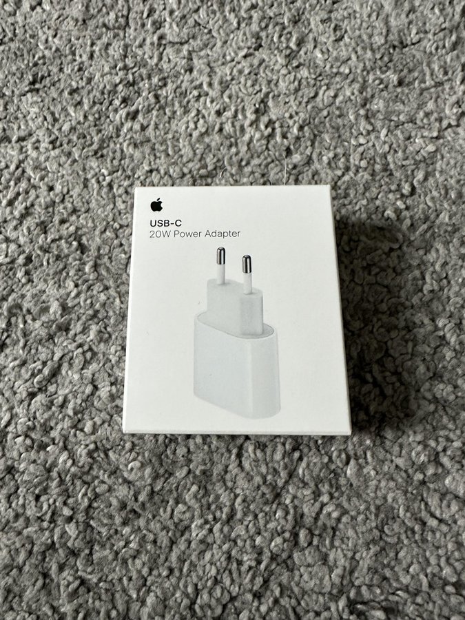 Ny oöppnad Apple 20 W USB-C Strömadapter